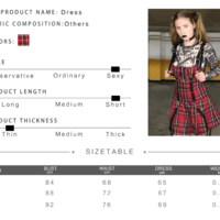 Red Plaid Mini Dress - Thumbnail 4
