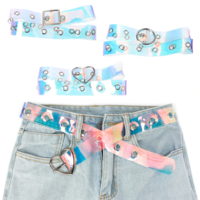 Laser Holographic Clear Belts - Thumbnail 1