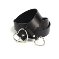 Heart Buckle PU Leather Belt - Thumbnail 3