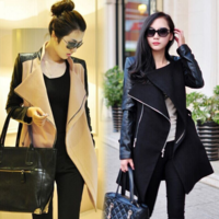Double Breasted Casual Autumn and Winter Trench Coat - Thumbnail 1