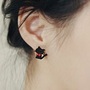Black Cat Earrings - Thumbnail 1