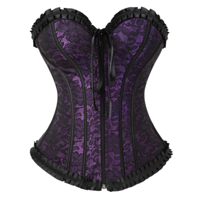 Sexy vintage victorian floral corset top