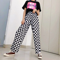 Vintage Checker Straight Trousers - Thumbnail 3