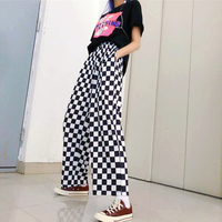 Vintage Checker Straight Trousers - Thumbnail 4