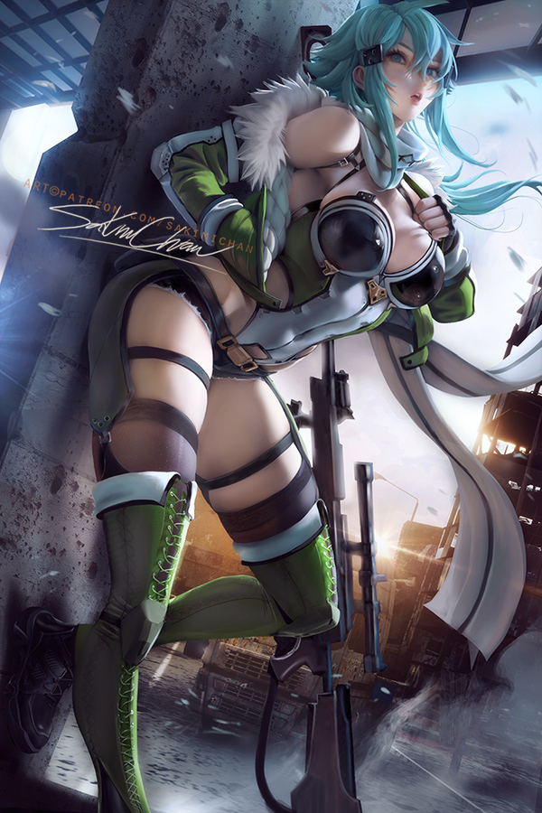 GGO Sinon Poster #17