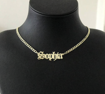 Personalized Choker Necklace-TDE