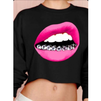 Long sleeve baddie crop  - Thumbnail 4