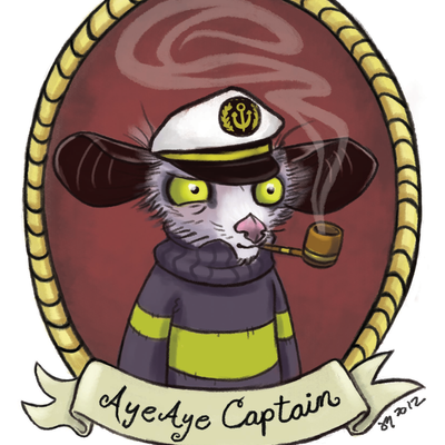 Aye aye captain print