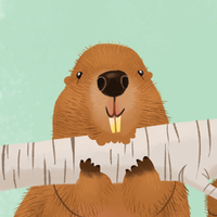 Beaver Training Print - Thumbnail 1