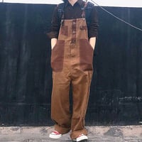 Free Shipping-RETRO STYLE DUNGAREES - Thumbnail 2