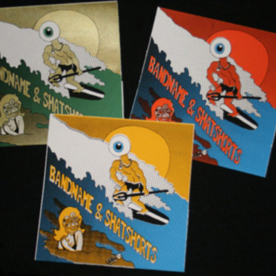 Bandname//shatshorts "split" 7" (self released)