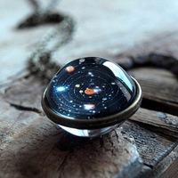 Harajuku Universe Solar System Planet Star Necklace - Thumbnail 1