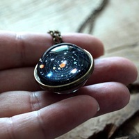 Harajuku Universe Solar System Planet Star Necklace - Thumbnail 3
