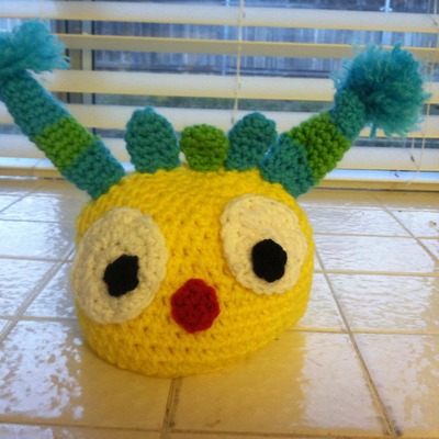 Henry hugglemonster inspired beanie