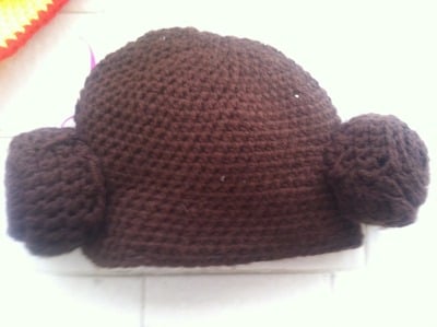 princess leah inspired beanie