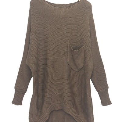 Casual long sleeve womens sweater