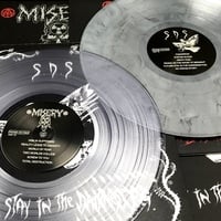 MISERY / S.D.S. "Split" LP Clear vinyl with both long-sleeve shirts - Thumbnail 4