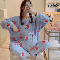 New cute strawberry fruit pajamas set - Thumbnail 4