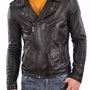Man black biker jacket, Mens leather jacket, Leather jackets for men Men jacket-1