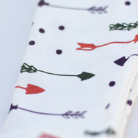 organic cotton leggings in "arrows&dots" - Thumbnail 1