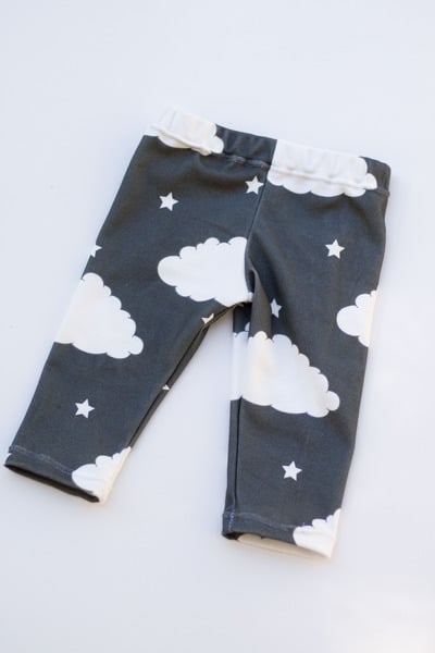 organic cotton leggings in star night