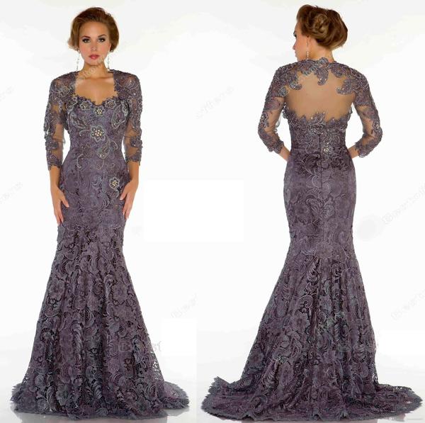 Mermaid Lace Mother of the Bride Dresses for Wedding