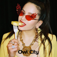Rimless Cat Eye fire Flame Sunglasses - Thumbnail 2