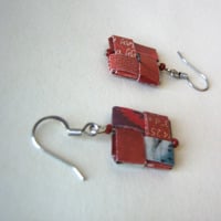 Earrings - Red & Eco - Thumbnail 4