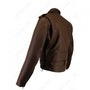 NEW MEN'S BRANDO STYLE BROWN BIKER LEATHER JACKET FOR MEN'S-1