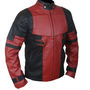 Deadpool Red Wade Wilson Ryan Reynolds Real Biker Motorcycle Leather Jacket-1