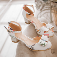 Retro Pattern Shoes G-2993 - Thumbnail 3