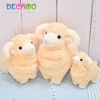 Cute little sheep doll doodle sheep goat alpaca plush toy doll - Thumbnail 1