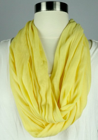 Yellow Infinity Scarf
