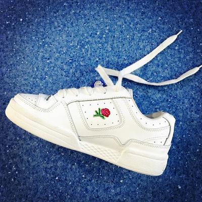 Rose white sneakers g-3003