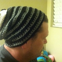 Jack Skellington Inspired floppy beanie - Thumbnail 1