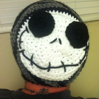 Jack Skellington Inspired floppy beanie - Thumbnail 2