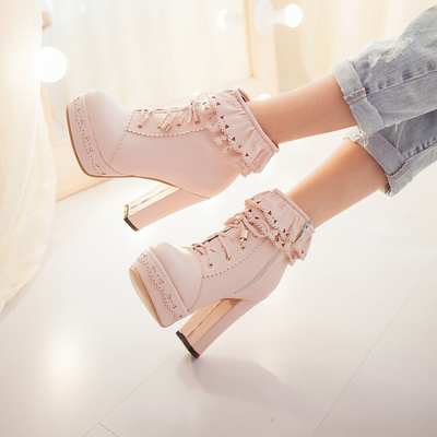 Sweet lolita short boots G-3015