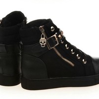 Students high help canvas shoes G-3018 - Thumbnail 2