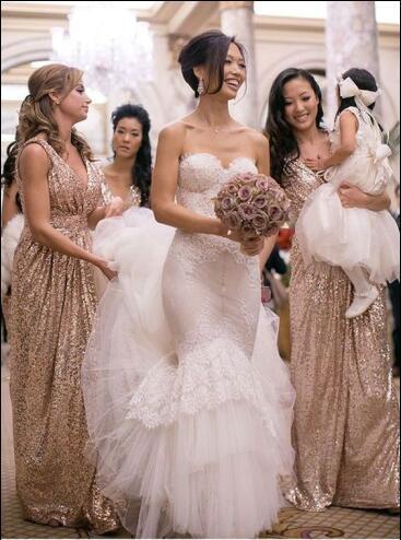 Sequin bridesmaid dresses, v-neck bridesmaid dresses, popular bridesmaid dresses, cheap bridesmaid dresses,324