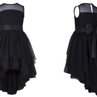 Custom-made Black Flower Girl Dresses,Hi-lo Halter Girl Dresses,372 - Thumbnail 2