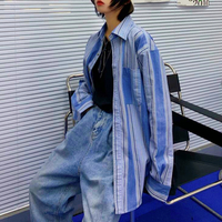 Blue Stripes Shirt - Thumbnail 2