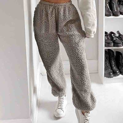 Solid Color Loose Sweatpants