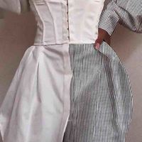 Casual Design Long Sleeve Dress - Thumbnail 1