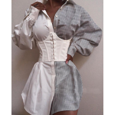 Casual Design Long Sleeve Dress