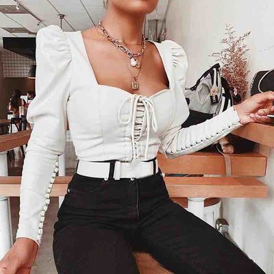 Fashion women's long sleeve top