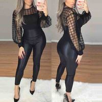 Women Net Yarn Splice T-Shirt - Thumbnail 3