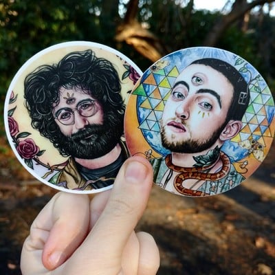 "jerry & mac" sticker pack 