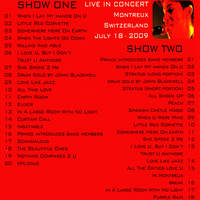 PRINCE Live At The Montreux Jazz Festival, Switzerland 07.18.2009 DVD - Thumbnail 1