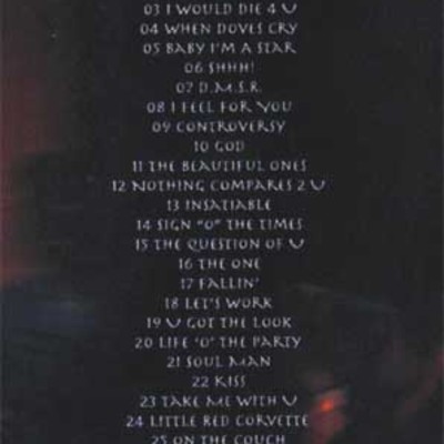 Prince & the npg blues in q qwest center,omaha,nb april 7.2004 dvd