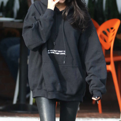 Free shipping-"if you don't want to be here,then leave" hoodie